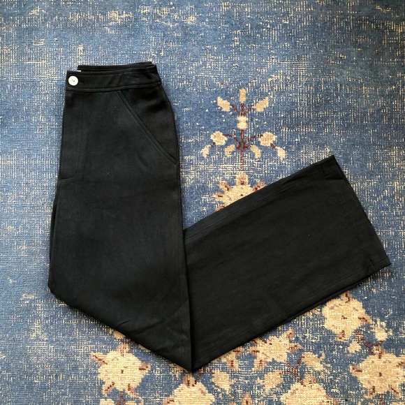 OHLIN/D Pants - OHLIN/D Wide Leg Hemp Pants 38